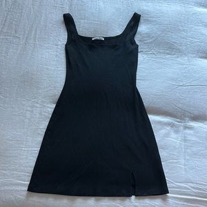Reformation Black Mini Dress